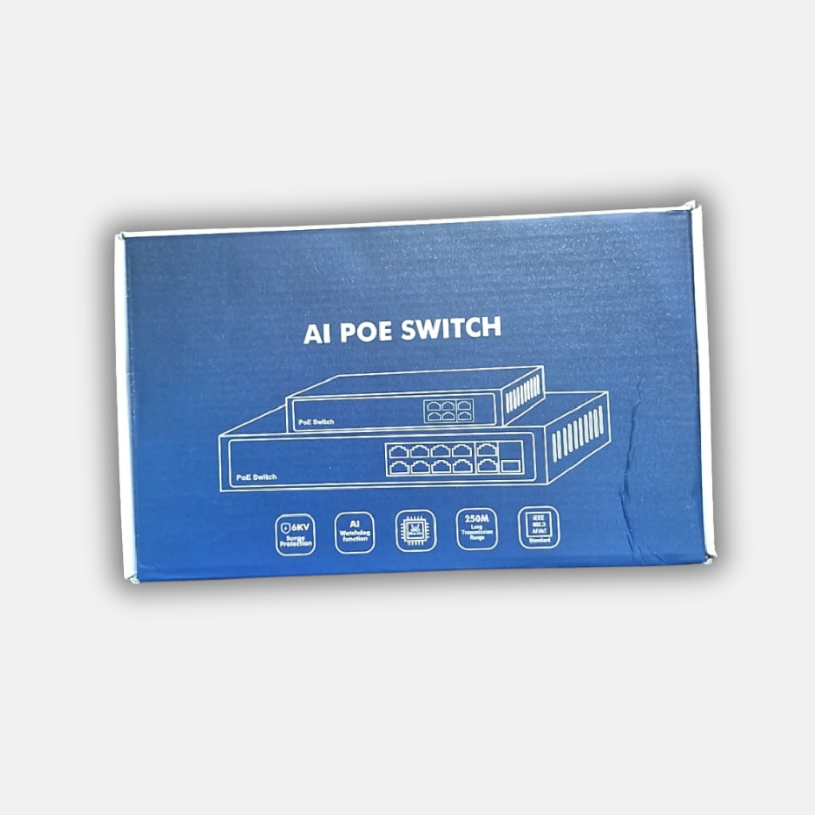 AL POE SWITCH  ZT 8+2 UPLLNK GIGA